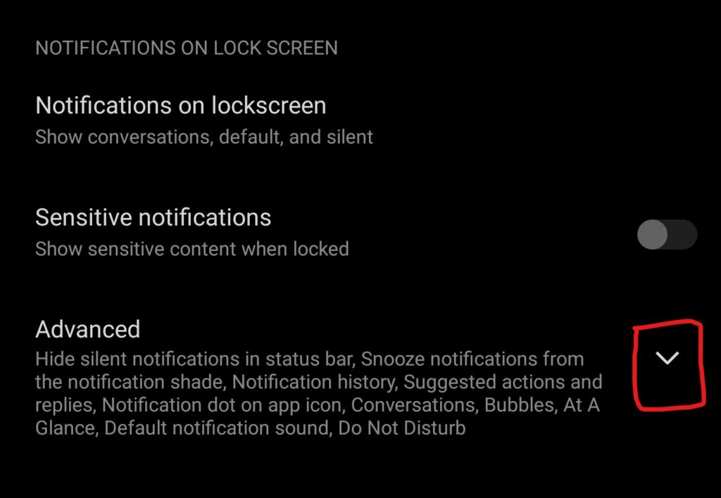 Notification Advance