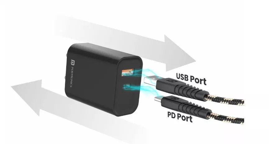 Portronics Adapto 45 20W Mach USB