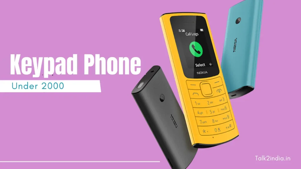 Keypad Phone Under 2000 In India