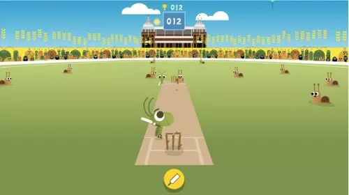 google doodle Cricket